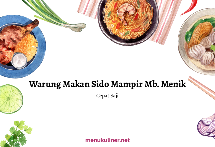 Warung Makan Sido Mampir: Santapan Harian yang Menghangatkan Jiwa Cilacap